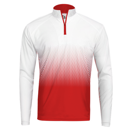 Badger Men's Hex 2.0 Quarter Zip Pullover Mens Apparel Sweatshirts & Fleece