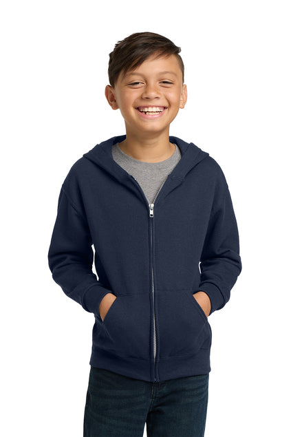 JERZEES Youth NuBlend Full-Zip Hooded Sweatshirt 993B Youth Apparel Hoodies & Sweatshirts