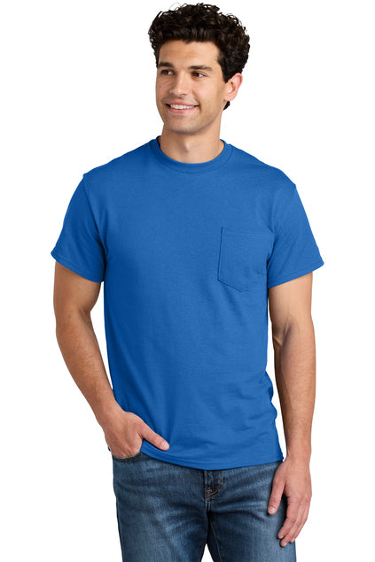 Gildan Men's DryBlend 50 Cotton/50 Poly Pocket T-Shirt 8300 Mens Apparel Shirts & Tops