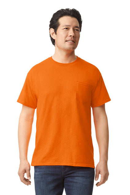 Gildan Men's DryBlend 50 Cotton/50 Poly Pocket T-Shirt 8300 Mens Apparel Shirts & Tops