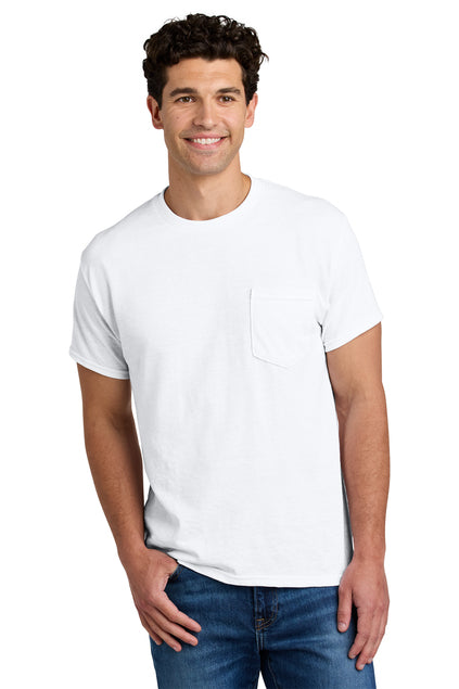 Gildan Men's DryBlend 50 Cotton/50 Poly Pocket T-Shirt 8300 Mens Apparel Shirts & Tops