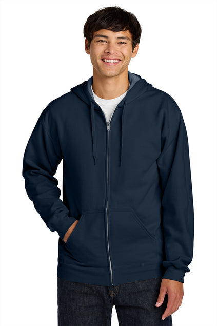 Gildan Men's Softstyle Midweight Fleece Full-Zip Hooded Sweatshirt SF600 Mens Apparel Sweatshirts & Fleece