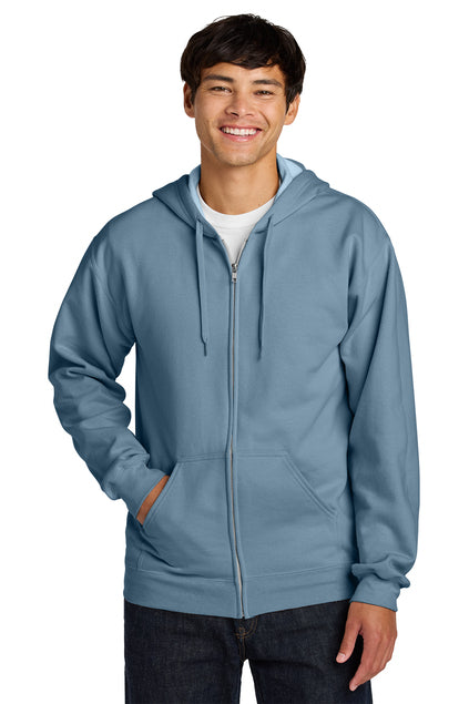 Gildan Men's Softstyle Midweight Fleece Full-Zip Hooded Sweatshirt SF600 Mens Apparel Sweatshirts & Fleece