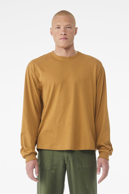 BELLA + CANVAS Unisex Heavyweight Long-Sleeve T-Shirt BC3511 Womens Apparel Shirts & Tops