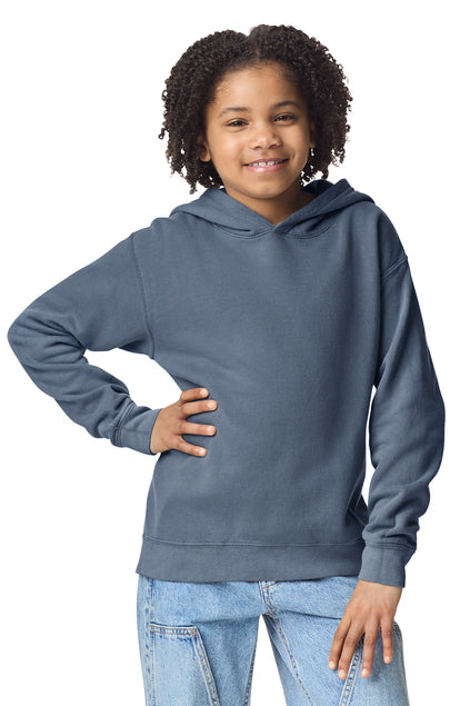 Comfort Colors Youth Garment-Dyed Lightweight Fleece Hooded Sweatshirt 1467Y Youth Apparel Hoodies & Sweatshirts