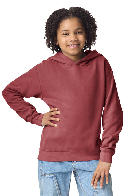Comfort Colors Youth Garment-Dyed Lightweight Fleece Hooded Sweatshirt 1467Y Youth Apparel Hoodies & Sweatshirts