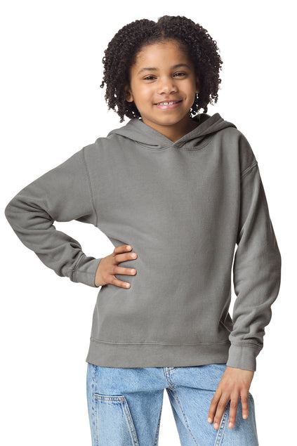 Comfort Colors Youth Garment-Dyed Lightweight Fleece Hooded Sweatshirt 1467Y Youth Apparel Hoodies & Sweatshirts