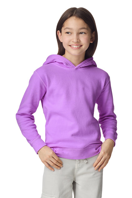 Comfort Colors Youth Garment-Dyed Lightweight Fleece Hooded Sweatshirt 1467Y Youth Apparel Hoodies & Sweatshirts