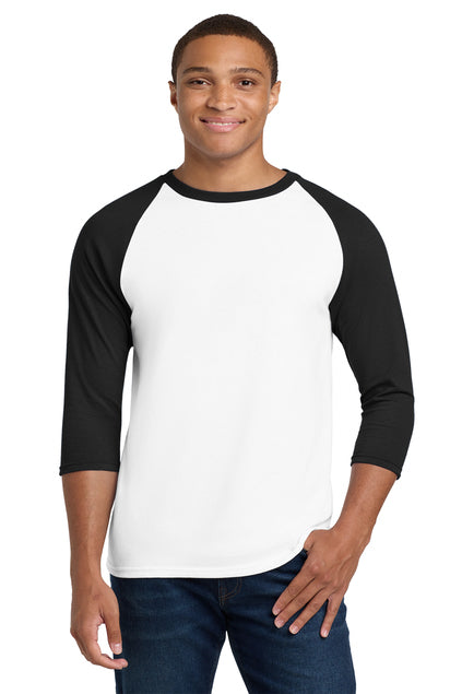 Gildan Men's Heavy Cotton 3/4-Sleeve Raglan T-Shirt 5700 Mens Apparel Shirts & Tops