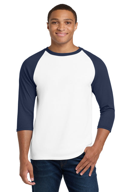 Gildan Men's Heavy Cotton 3/4-Sleeve Raglan T-Shirt 5700 Mens Apparel Shirts & Tops