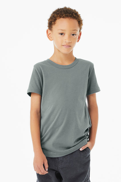 BELLA + CANVAS Youth Jersey Short Sleeve Tee BC3001Y Youth Apparel Shirts & Tops