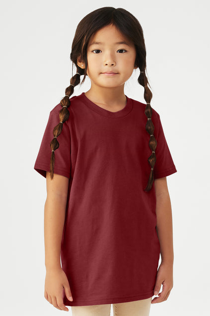 BELLA + CANVAS Youth Jersey Short Sleeve Tee BC3001Y Youth Apparel Shirts & Tops