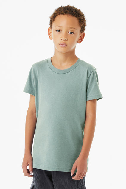 BELLA + CANVAS Youth Jersey Short Sleeve Tee BC3001Y Youth Apparel Shirts & Tops