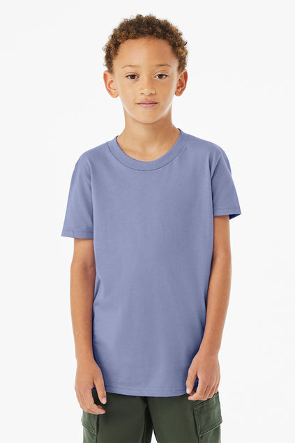 BELLA + CANVAS Youth Jersey Short Sleeve Tee BC3001Y Youth Apparel Shirts & Tops