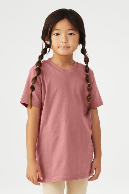 BELLA + CANVAS Youth Jersey Short Sleeve Tee BC3001Y Youth Apparel Shirts & Tops