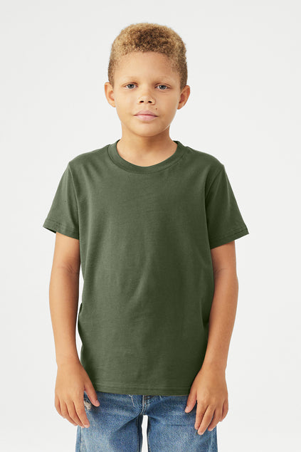 BELLA + CANVAS Youth Jersey Short Sleeve Tee BC3001Y Youth Apparel Shirts & Tops