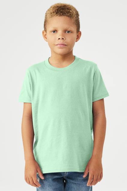 BELLA + CANVAS Youth Jersey Short Sleeve Tee BC3001Y Youth Apparel Shirts & Tops