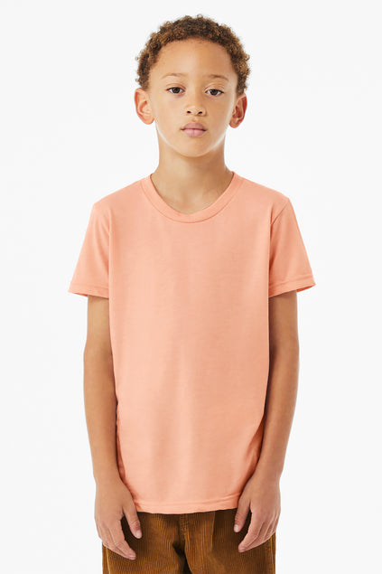 BELLA + CANVAS Youth Jersey Short Sleeve Tee BC3001Y Youth Apparel Shirts & Tops