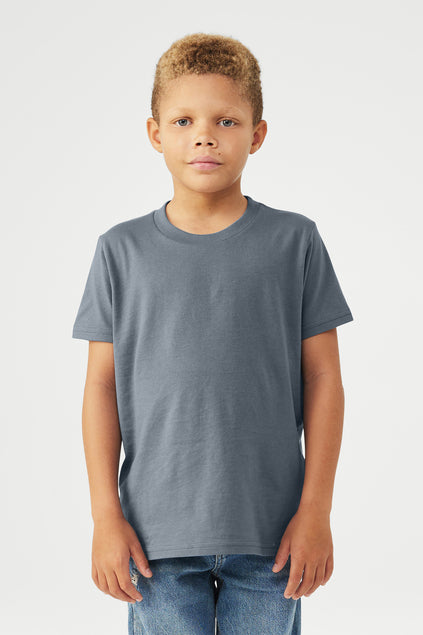BELLA + CANVAS Youth Jersey Short Sleeve Tee BC3001Y Youth Apparel Shirts & Tops