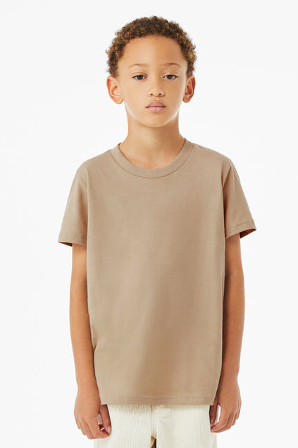 BELLA + CANVAS Youth Jersey Short Sleeve Tee BC3001Y Youth Apparel Shirts & Tops