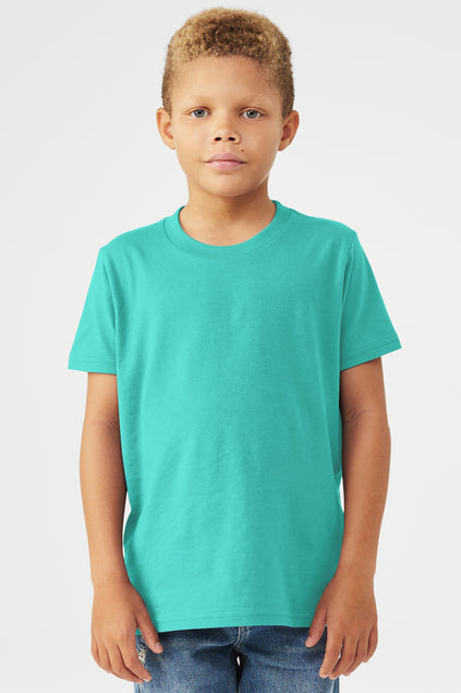 BELLA + CANVAS Youth Jersey Short Sleeve Tee BC3001Y Youth Apparel Shirts & Tops