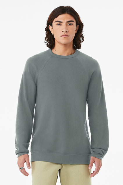 BELLA + CANVAS Unisex Sponge Fleece Raglan Sweatshirt BC3901 1/2 Mens Apparel Sweatshirts & Fleece