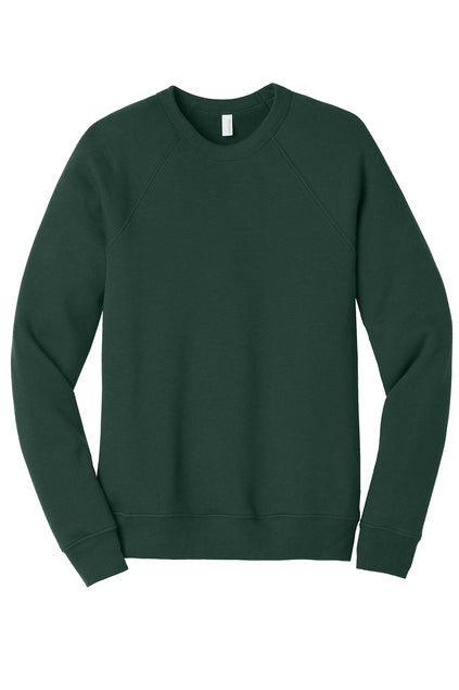 BELLA + CANVAS Unisex Sponge Fleece Raglan Sweatshirt BC3901 1/2 Mens Apparel Sweatshirts & Fleece