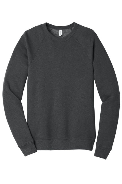 BELLA + CANVAS Unisex Sponge Fleece Raglan Sweatshirt BC3901 1/2 Mens Apparel Sweatshirts & Fleece