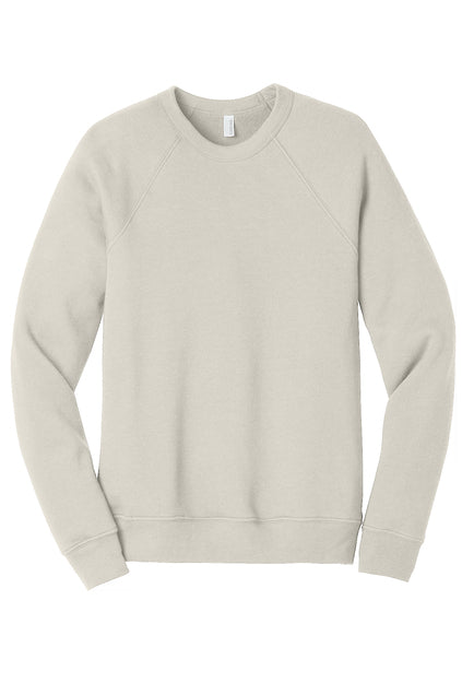 BELLA + CANVAS Unisex Sponge Fleece Raglan Sweatshirt BC3901 1/2 Mens Apparel Sweatshirts & Fleece