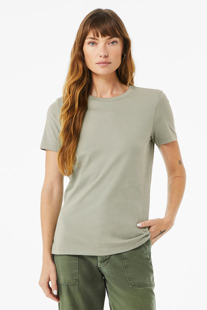 BELLA + CANVAS Women’s Relaxed Jersey Tee BC6400 - Plus 2/2 Womens Apparel Shirts & Tops