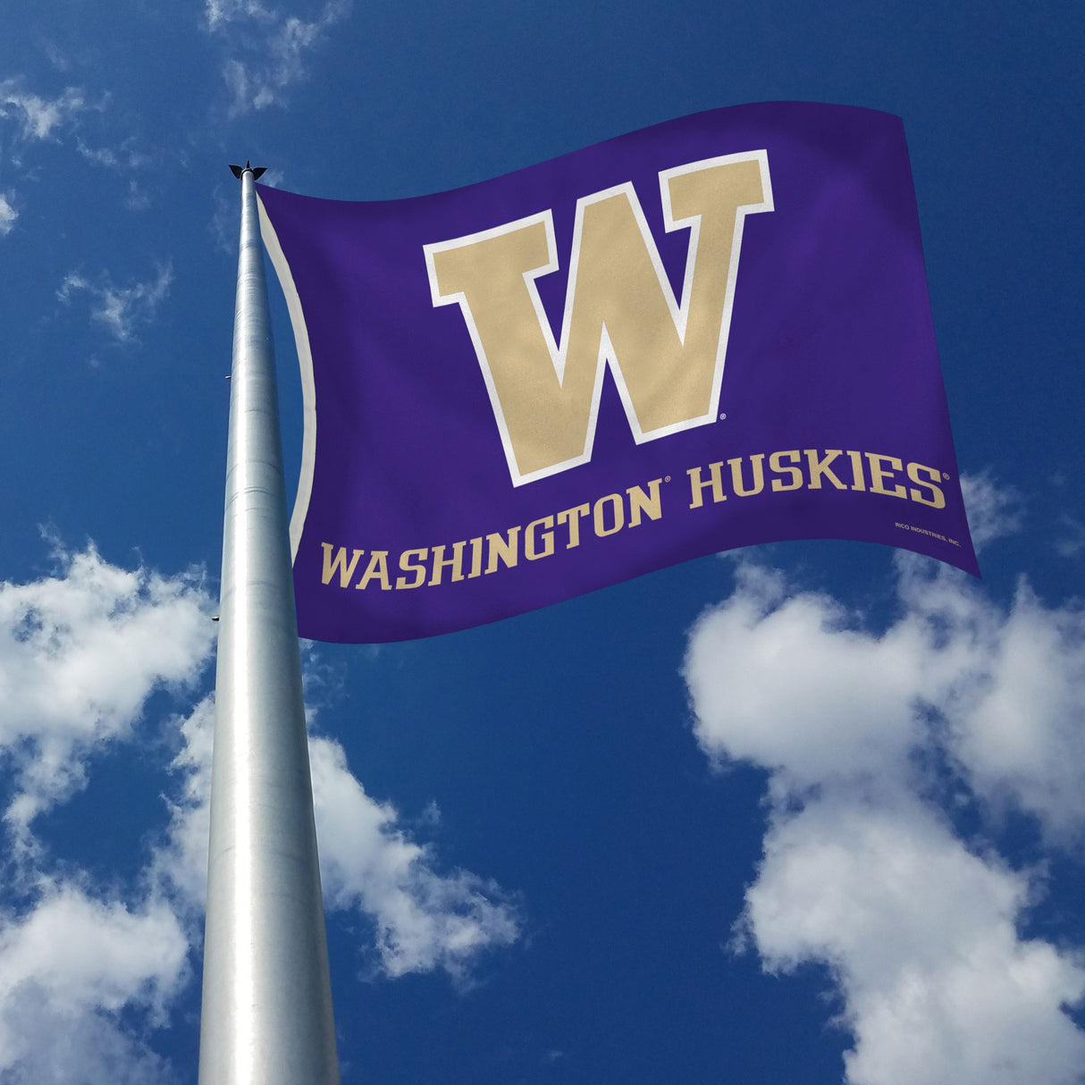 Rico Industries NCAA Washington Huskies Standard 3' x 5' Banner Flag-2