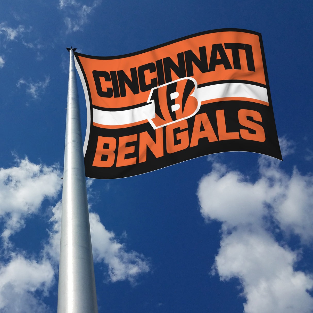 Rico Industries NFL Cincinnati Bengals Bold 3' x 5' Banner Flag-2