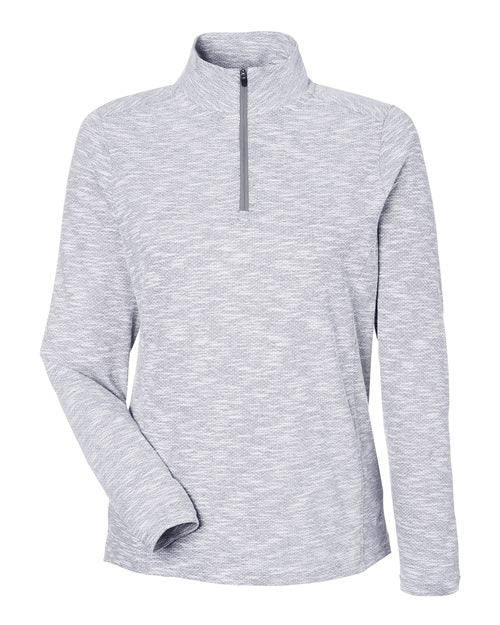North End Women's Eclipse Jacquard Quarter-Zip Pullover-1