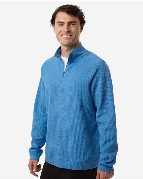North End Men's Spirit Textured Quarter-Zip Pullover-4