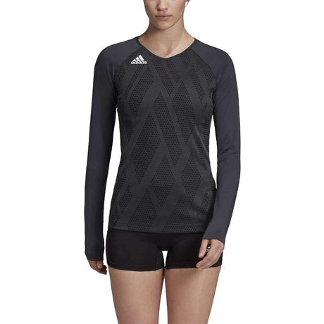 adidas Quickset Long Sleeve Women's Volleyball Jersey Volleyball Apparel All