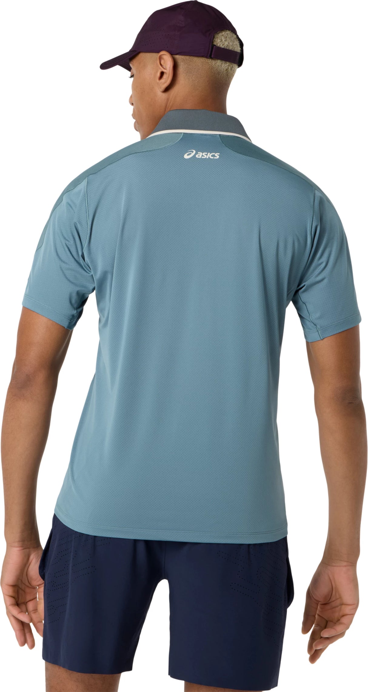 Asics Men's Match Jacquard Polo Short Sleeve Top-2