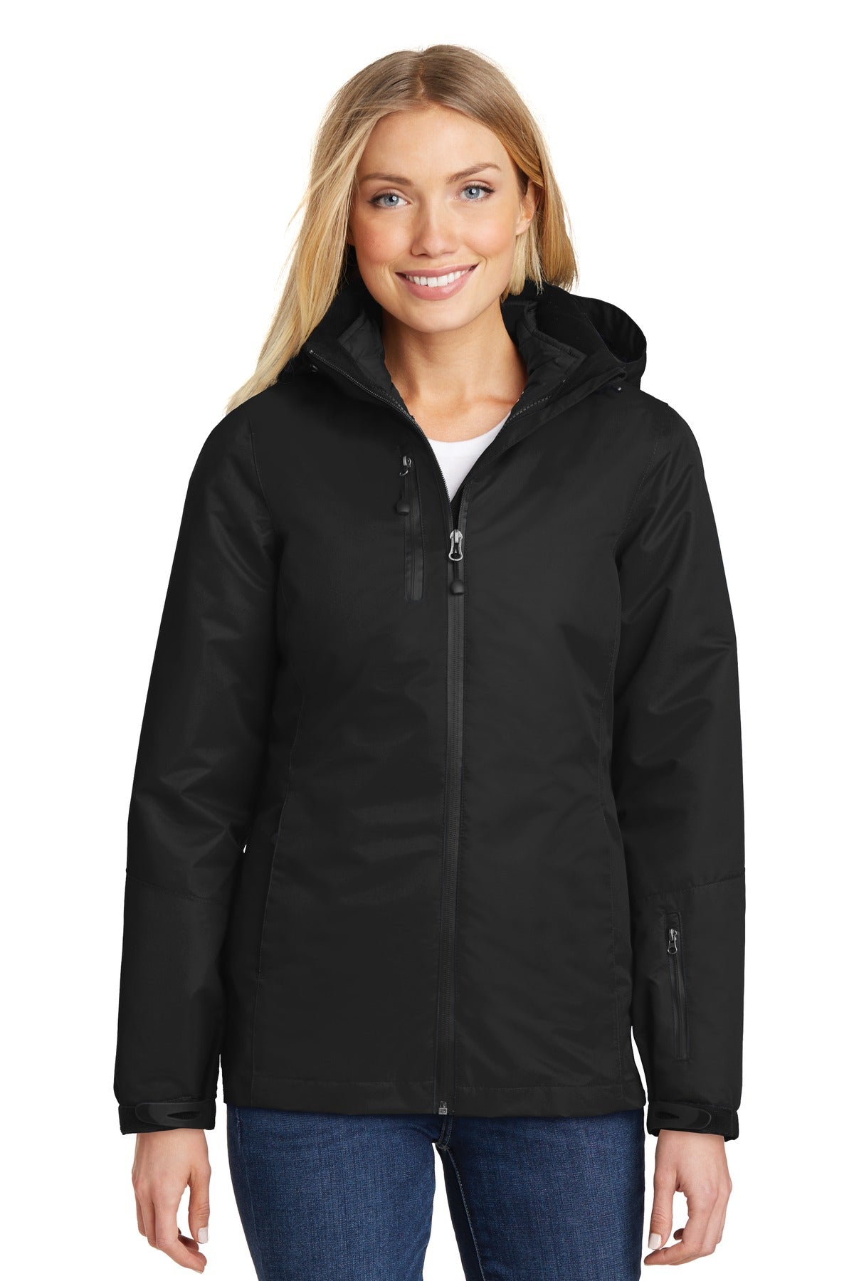 Port Authority Ladies Vortex Waterproof 3-in-1 Jacket. L332 Womens Apparel Jackets & Vests