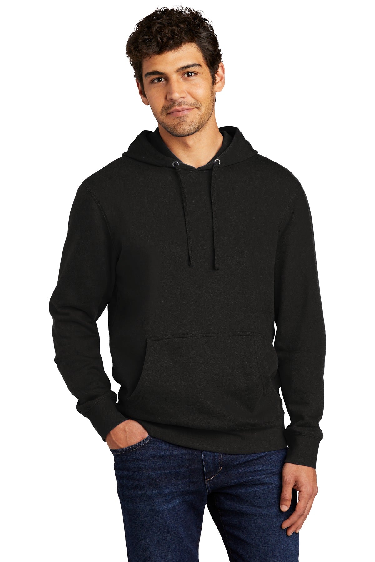 District Mens V.I.T.Fleece Hoodie DT6100 Mens Apparel Sweatshirts & Fleece