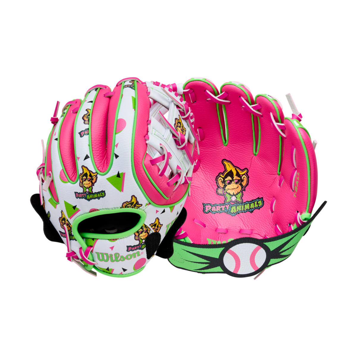 Wilson A200 A200 EZ Catch Party Animals 10" T-Ball Glove-3