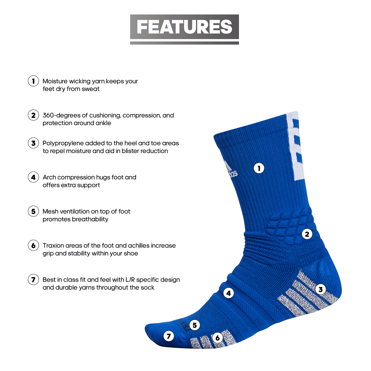adidas Creator 365 Crew Sock-2