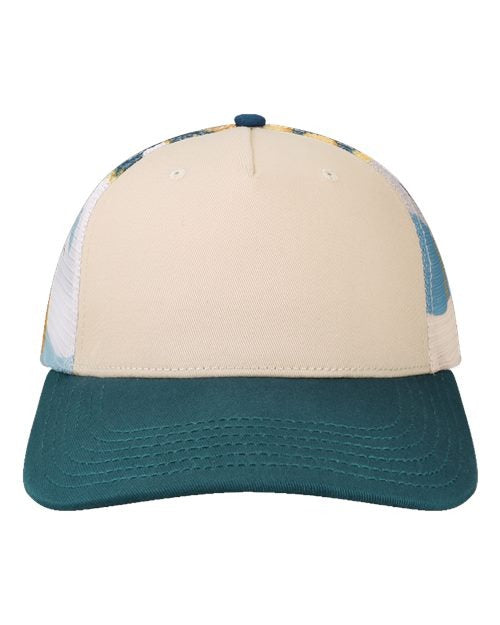 LOCALE Plain Front Five-Panel Trucker Cap-1