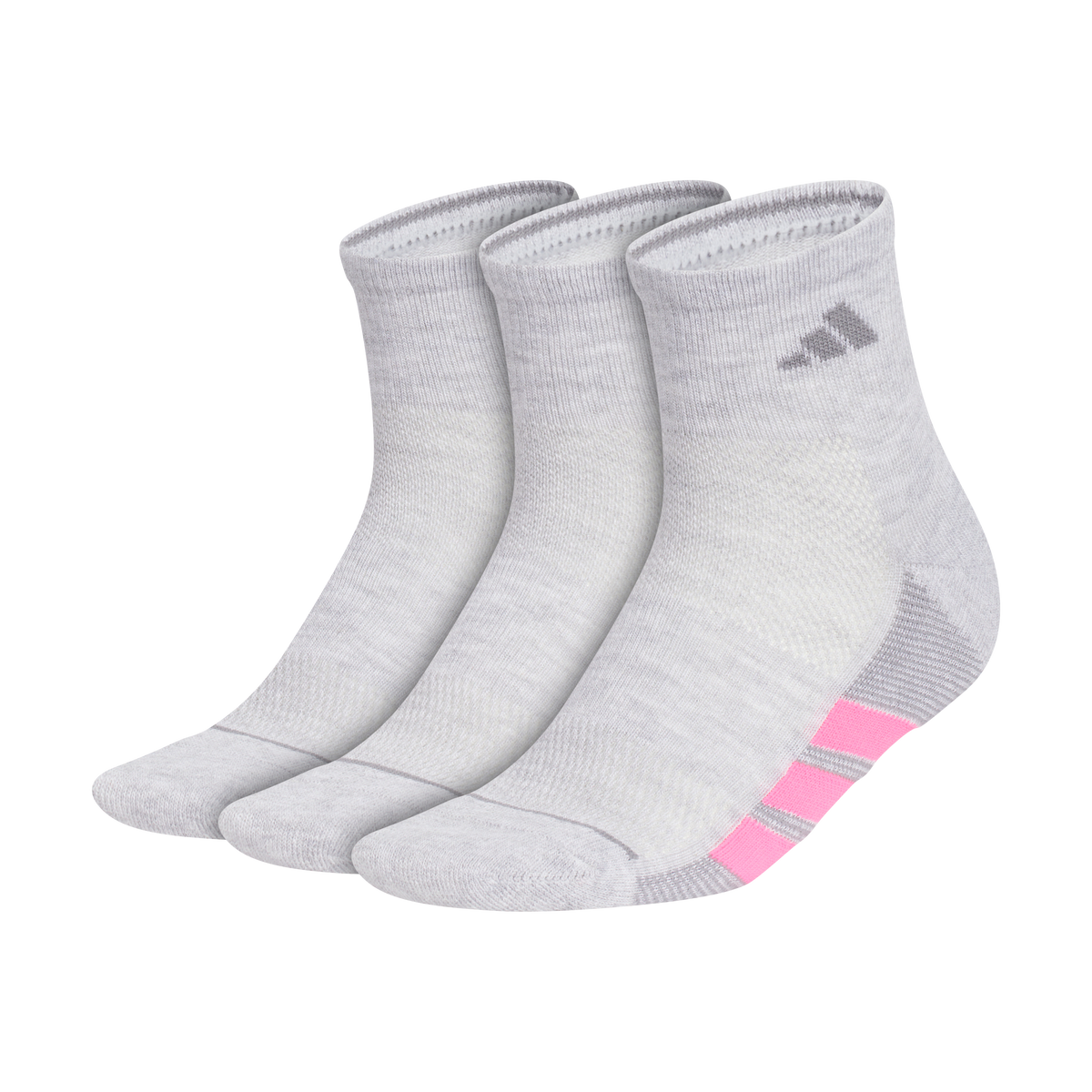 adidas Women's All Day Training 3-Pack Quarter Sock Unisex Accessories Socks