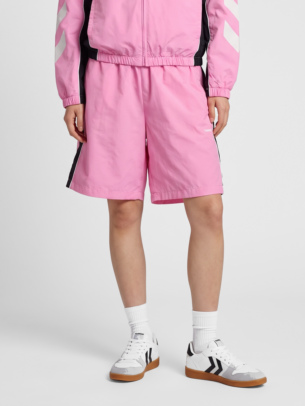 hummel Unisex I-D Ripstop Track Shorts-6