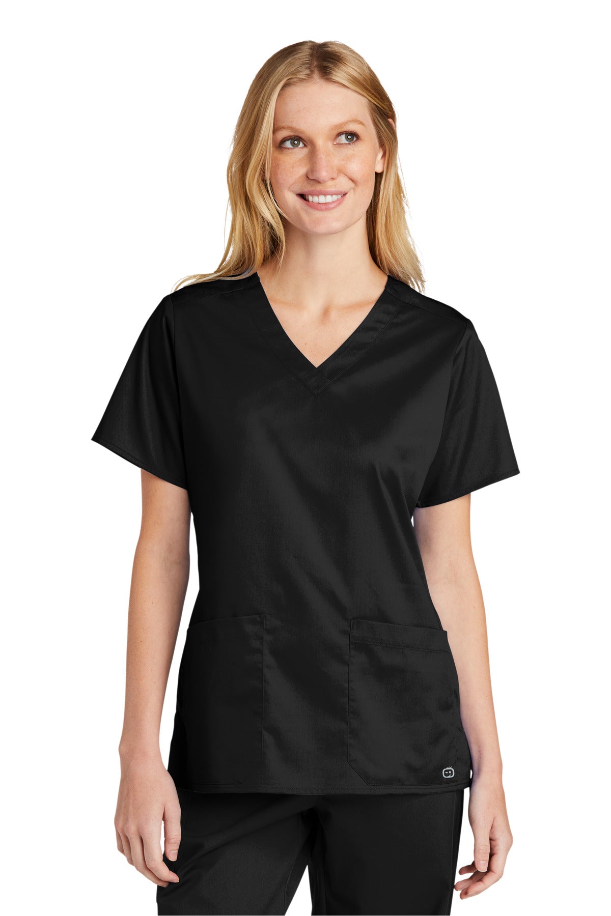 WonderWink Women's WorkFlex V-Neck Top. WW4560 Corporate Apparel Shirts & Tops