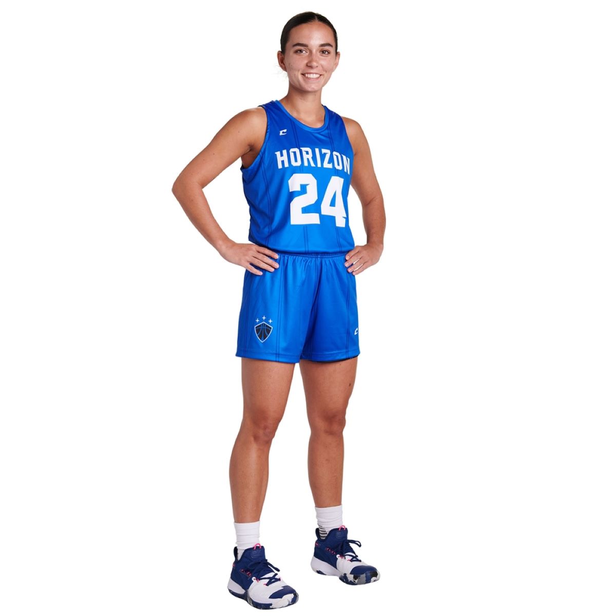 Custom Double-Ply Reversible Basketball 5" Short Womens, Girls Team Basketball Shorts