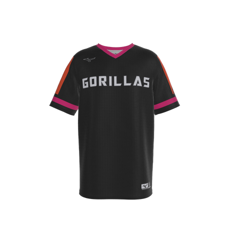 Mizuno V-Neck Set-In Sleeve Jersey Team Baseball Jerseys