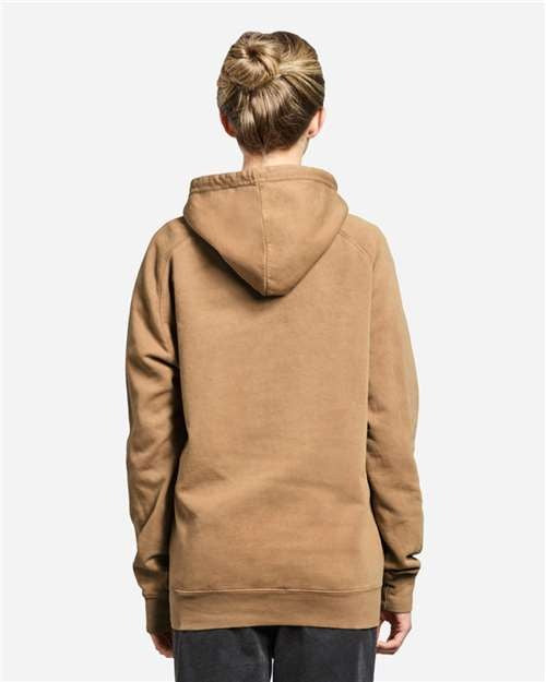 Lane Seven Men's Vintage Raglan Hooded Sweatshirt-5