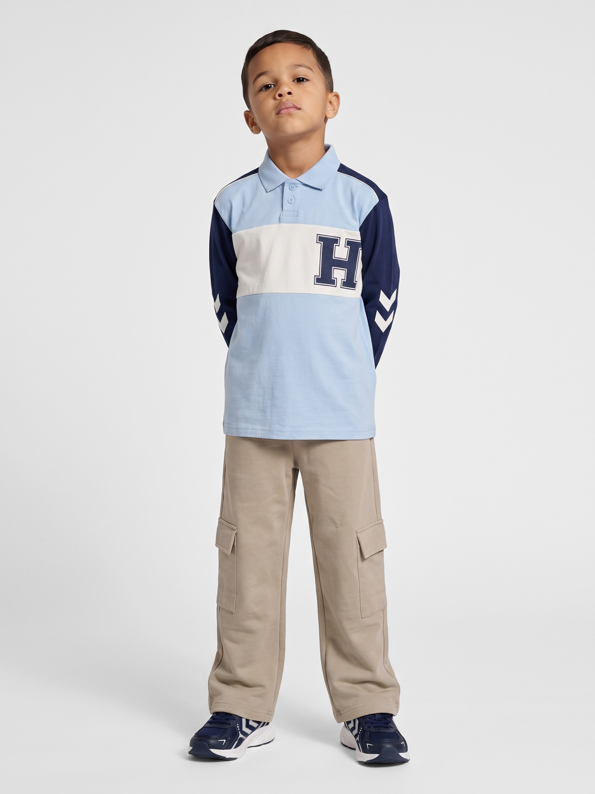 hummel Youth Robin Jersey Long Sleeve Polo-5