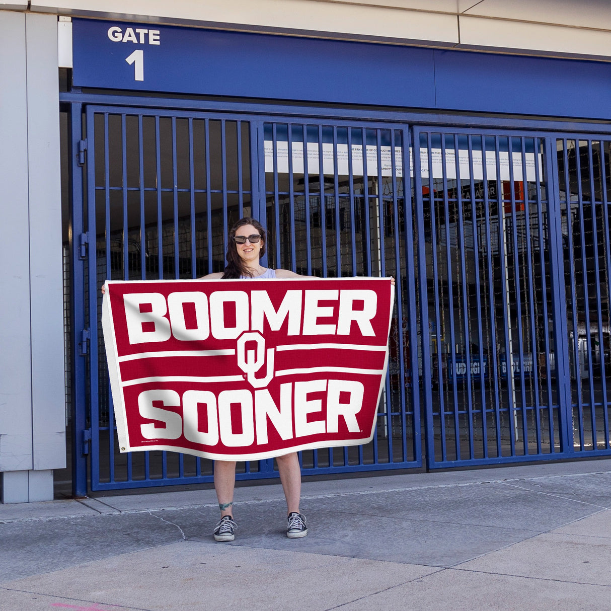 Rico Industries NCAA Oklahoma Sooners Bold 3' x 5' Banner Flag-3