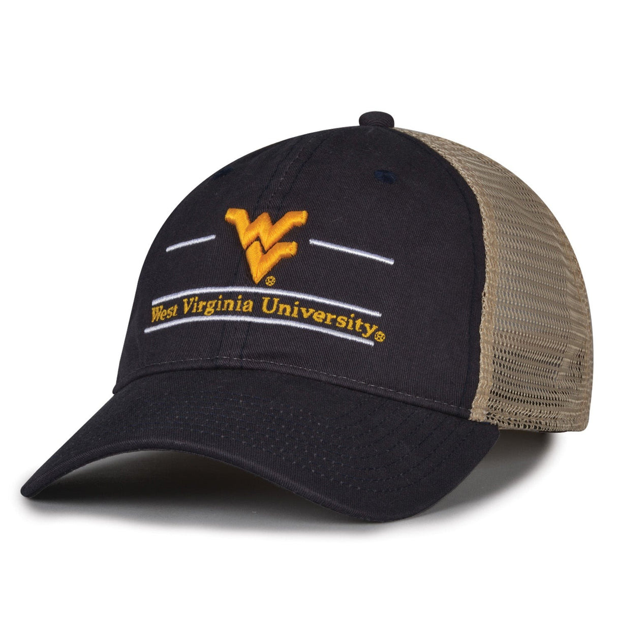 The Game Headwear West Virginia Split Bar Trucker Hat